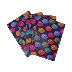 Unique Bargains Gift Wrap Paper Glossy Coated Paper 27.56 "x19.69 " 5 Pcs - 1 of 4