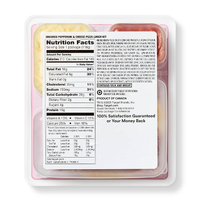 Uncured Pepperoni & Cheese Pizza Lunch Kit - 4.2oz - Good & Gather™