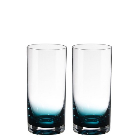 Nutrichef 2 Pcs. Of Highball Drinking Glass - Heavy Base And Tall Glass  Tumbler For Water, Wine, Beer, Cocktails, Whiskey, Juice, Bars : Target