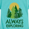 Girls' - Instant Message - Always Exploring Fitted Short Sleeve Graphic T-Shirt - 2 of 4