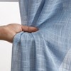 HLC.ME Abbey Faux Linen Textured Semi Sheer Privacy Light Filtering Window Grommet Thick Curtain Panels, Set of 2 - 4 of 4