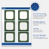 Avery Labels, 3" x 3", Gold-Green Border, Glossy, 60ct - 3 of 4