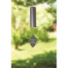 Manual Woodworkers and Weavers Let Heaven and Nature Sing Cylinder Wind Chime, 24 Inches Tall, Grey Finish with Holiday-Inspired Message - 3 of 3