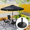 Outsunny 19" Patio Umbrella Base, 26 lbs Concrete Heavy Duty Patio Umbrella Holder for 1.5"/1.9" Umbrella Poles - 2 of 4