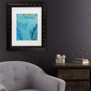 Trademark Fine Art Oliver Nolan Caribbean Blue II Matted Framed Art - 1 of 4