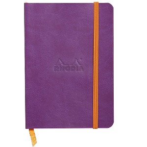 Rhodia Rhodiarama Soft Notebook - 72 Lined Sheets - 4 x 5 1/2 - Purple - 1 of 4