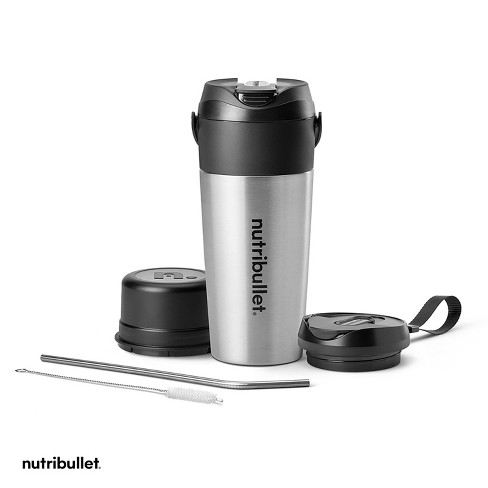 Nutribullet Flip Portable Blender With Stainless Steel Insulated Cup 20oz Cordless Personal Blender Bpa free Dishwasher safe Target