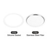 Unique Bargains Coffee Machine Replacement Mocha Pot Silicone Gaskets and Stainless Steel Filters - 3 of 3