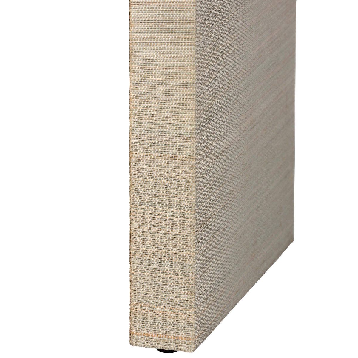 bali & pari Cielo Woven Grasscloth 3 Drawer Console Table Natural/Gold - thumbnail 3