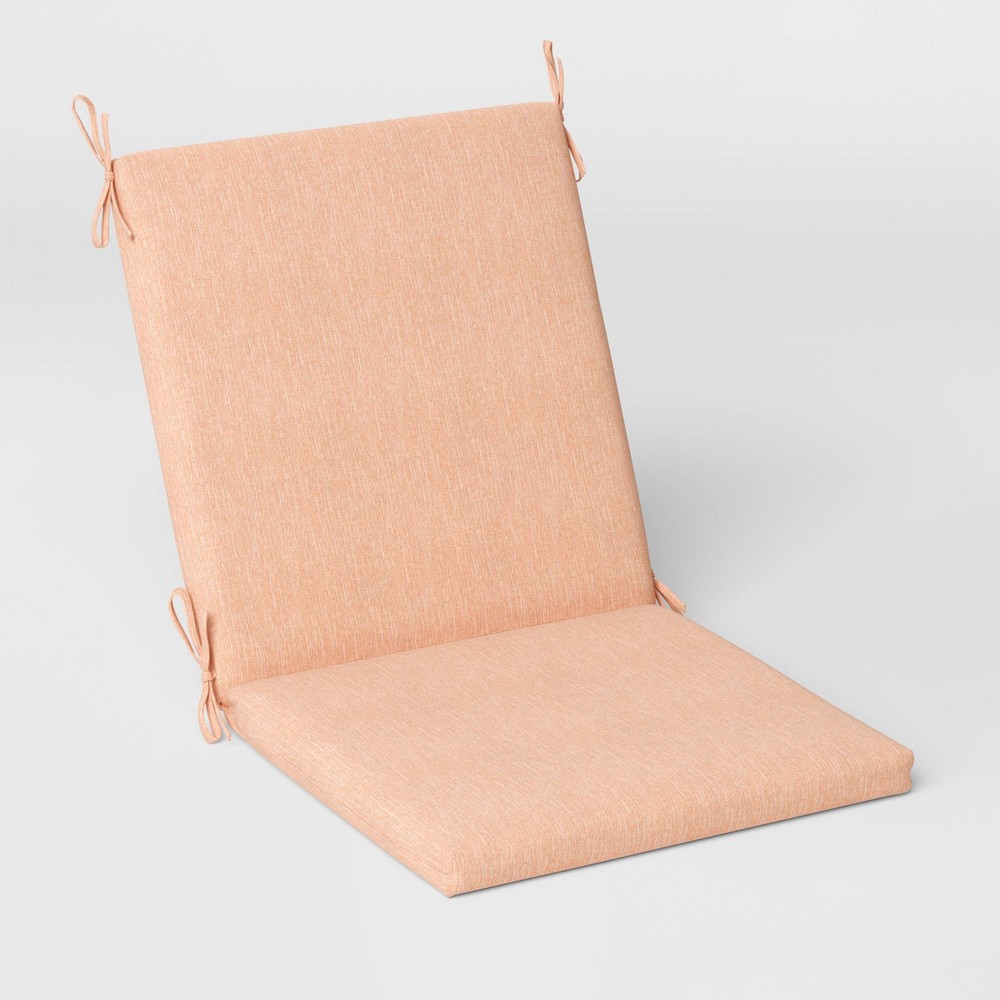 Photos - Pillow 43"x21" Solid Woven Outdoor Chair Cushion Melon - Threshold™