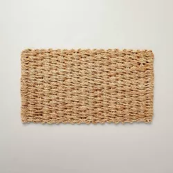 18"x30" Basket Weave Jute Doormat Natural - Hearth & Hand™ with Magnolia