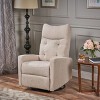 KWPZQEB Recliner Chairs, Glider Rocking Chair with Adjustable High Back & Upholstered, Swivel Rocker Recliner Chair for Adults for Living Room,Bedroom - 3 of 4
