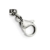 Black Bow Jewelry Men's Stainless Steel Antiqued Pirate Skull 8.5 Inch Bracelet - 3 of 4