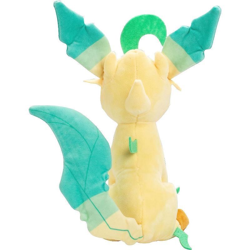 Pokémon Leafeon 8" Plush - Officially Licensed - Quality & Soft Stuffed Animal Toy - Eevee Evolution - Great Gift for Kids & Fans of Pokemon, 3 of 4