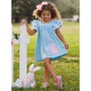 Blue Bunny Bliss Flutter Sleeve Dress Mia Belle Girls - 2 of 4