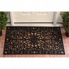 Gatsby Rubber Doormat 2'x 3' Indoor Outdoor Use Durable Rubber Non Slip Black Color Welcome Mat - 2 of 4