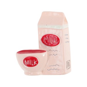 Unique Bargains Magnetic Refrigerator Sticker Pink Red 1 Pc - 1 of 3