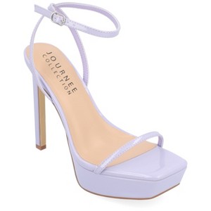 Journee Collection Womens Telilah High Heel Open Toe Pumps - 1 of 4