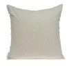 HomeRoots 20" Beige and Gray Diamond Cotton Throw Pillow With Embroidery - 4 of 4