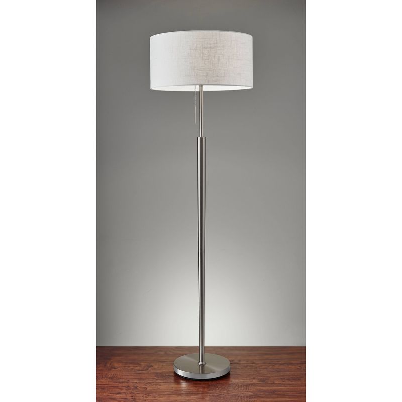 65&#34; Hayworth Collection Floor Lamp Silver - Adesso, 3 of 6