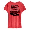 Women's - Marvel - Avengers Merry Marching Society Short Sleeve Graphic T-Shirt - 2 of 4