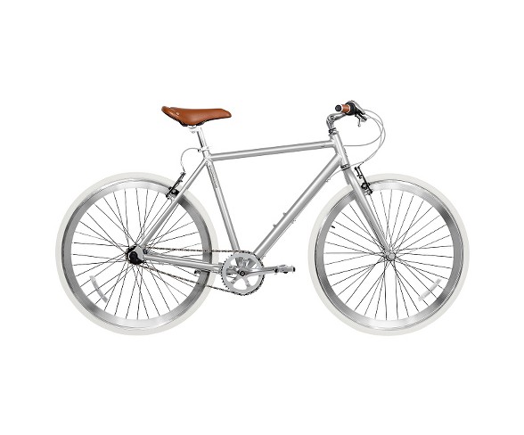Gama Bikes Speed Cat 3-Speed 700c Urban Hybrid Commuter - Quick Silver