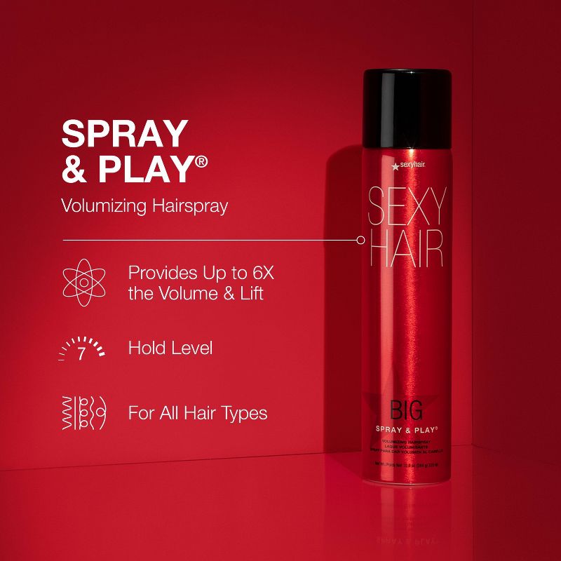 Sexy Hair Spray and Play Hairspray - 10oz, 5 of 9