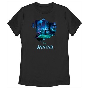 Women's Avatar Neytiri Pandora Night Scene T-Shirt - 1 of 4