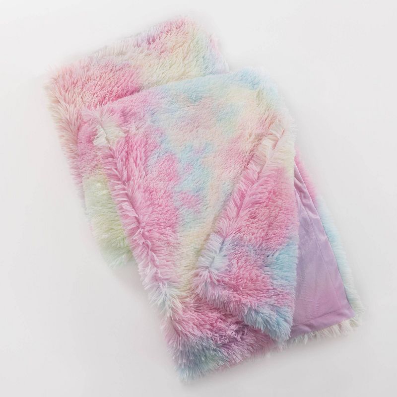 Teen Tie Dye Rainbow Throw Pink/yellow/Blue - Makers Collective, 2 of 6