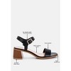 Varya Stacked Heel Sandals - 2 of 2