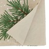 Saro Lifestyle Woodland Pinecones Table Runner, 16"x70", Beige - 2 of 3