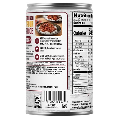 Campbell's Chunky Chili with Beans - 19oz