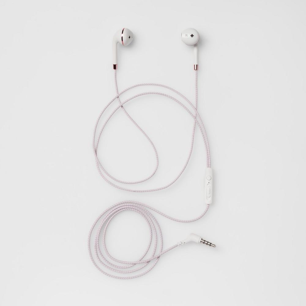 Photos - Headphones Wired Earbuds - heyday™ White