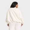 Women's Leisure Studio Fleece Bomber Jacket - Universal Thread™ - 2 of 3