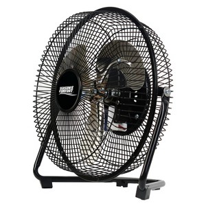 Seasons Comfort™ 9-In. 3-Speed High-Velocity Heavy-Duty Floor Fan, FHV09, Black, Size: 9 In. - 1 of 4
