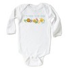 The Juniper Shop Mini Smiley It's Good To Be Kind Lumi Long Sleeve Bodysuit - 6M - White - 2 of 4