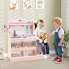 Honeyjoy Wooden Doctor Play Set with Clock Sink Eye Chart ECG Monitor Exam Area Storage Blue/Pink - 2 of 4