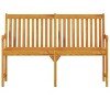 Patio Bench 70.9" Solid Acacia Wood - 3 of 4