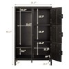 Mlezan Metal Locker: Lockable Cabinet with Doors and Shelves for Home, Office, Gym, or School. Ideal for Storage, Files, and Coat Organization. - 4 of 4