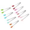 Unique Bargains Stainless Steel with Silicone Tips Cooking Food Tongs 8 Pcs - 3 of 4