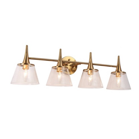 LNC Quoridan Brushed Gold Bathroom Vanity Light LED Vanity Light Bar - image 1 of 4