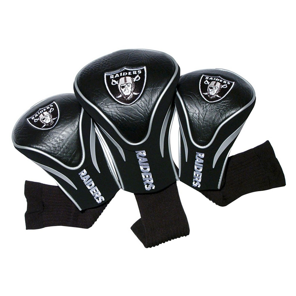 UPC 637556321947 product image for Oakland Raiders Team Golf 3 Pack Contour Head Cover | upcitemdb.com