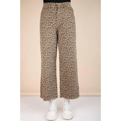 Women's Printed Straight Leg Jeans - VERY J
