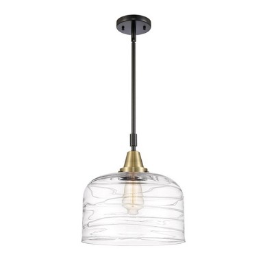 Bell - 1 Light Stem Hung Mini Pendant In Industrial Style-14.13 Inches Tall and 12 Inches Wide