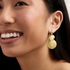Ross-Simons Italian 18kt Gold Over Sterling Circle Drop Earrings - 2 of 3