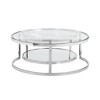 Chintaly Imports,Contemporary 2-In-1 Nesting Cocktail Table Set - 3 of 4