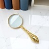 Unique Bargains Magnifying Handheld Magnifier with Decorative Handle 10X Magnification ABS Metal 4.5cm 1 Pc - 2 of 4