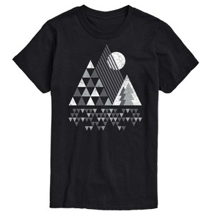 Men's - Instant Message - Geometric Triangles Short Sleeve Graphic T-Shirt - 1 of 4