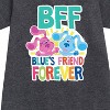 - Blue's Clues & You! - Blue's Friend Forever Graphic Short Sleeve Fleece Dress - 2 of 3