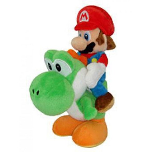 Super Mario Bros Mario 8 Inch Plush Riding Green Yoshi Target